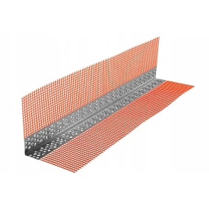 Narożnik aluminiowy 7*7/3,0 mb z siatką ( 23x23 moletowany )