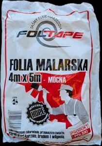 Folia malarska mocna 20m2 4/5m 330g HDPE