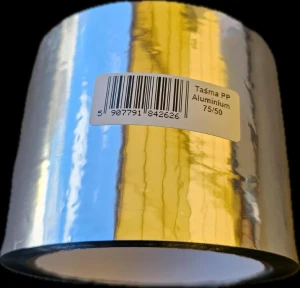 Taśma alum. polipropylenowa 75mm x 50mb